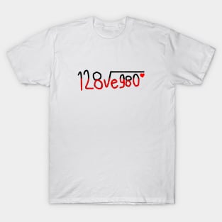 I Love you Math T-Shirt